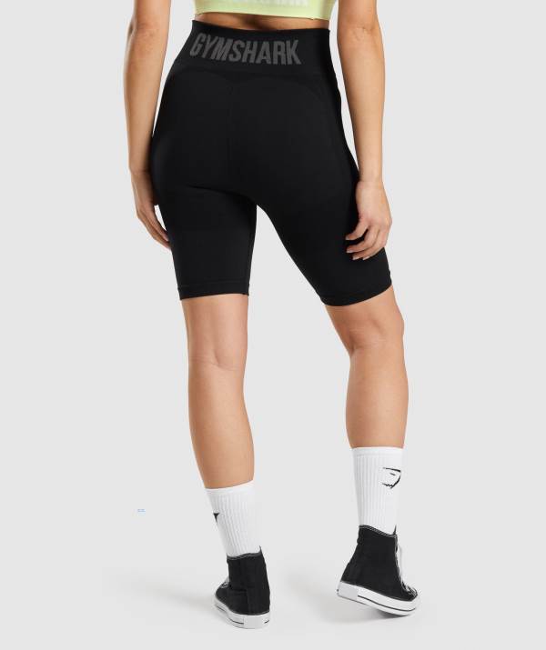 Damske Šortky Gymshark Flex Cycling Tmavo Siva Čierne | CA5347821